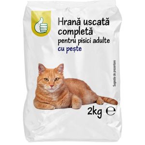 Hrana uscata pentru pisici adulte Pouce cu peste, 2 kg