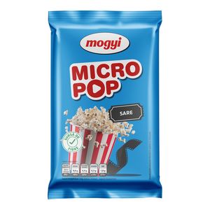 Popcorn cu sare Mogyi Micro Pop, 80 g
