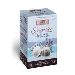 Ceai negru Evolet Sensation Earl Grey, capsule, 10 x 2.5 g