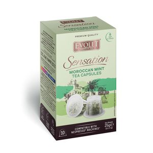 Ceai de menta Evolet Sensation Moroccan Mint, capsule, 10 x 2.5 g