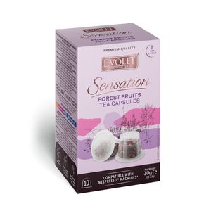 Ceai cu fructe de padure Evolet Sensation, capsule, 10 x 3 g