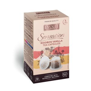 Ceai de Rooibos Evolet Sensation Rooibos Vanilla, capsule, 10 x 2.5 g