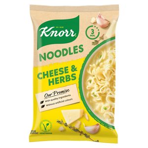 Supa instant noodles cu aroma de branza si verdeturi Knorr, 61 g