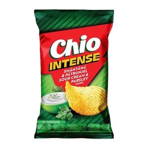 Chipsuri cu smantana si patrunjel Chio Intense, 120 g