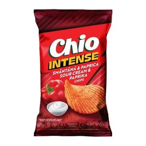 Chipsuri cu paprika Chio Intense, 120 g