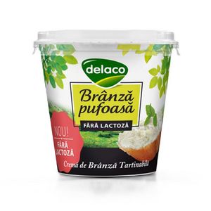 Branza pufoasa Delaco, fara lactoza, 140 g