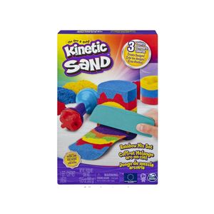 Nisip kinetic Rainbow Mix Set, +3 ani, 383 g