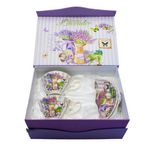 set-2-cesti-cu-farfurie-beautiful-lavender-cermica-230-ml