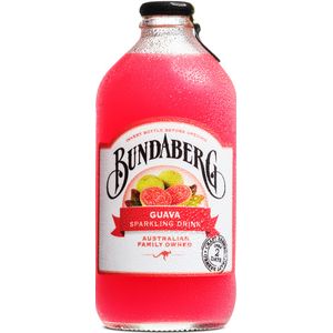 Bautura carbogazoasa fara alcool cu aroma de guava Bundaberg, 375 ml