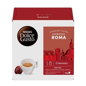 Capsule cafea Nescafe Roma, compatibile Dolce Gusto, 16 capsule