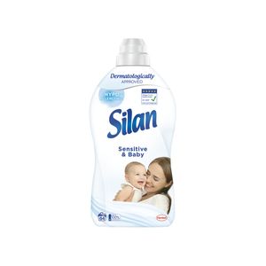 Balsam de rufe Silan Sensitive, 64 spalari, 1408 ml