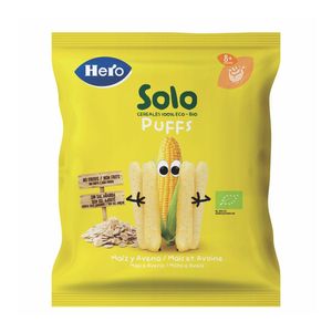 Snack eco cu porumb si ovaz Hero Solo, de la 8 luni, 25 g