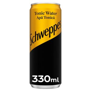 Apa tonica Schweppes Tonic Water, 0.33 l