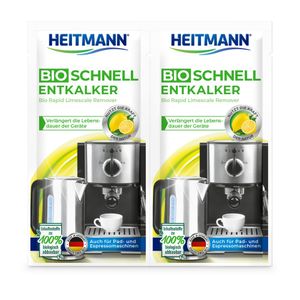 Decalcifiant BIO pentru aparate de uz casnic Heitmann, 2 X 25 g