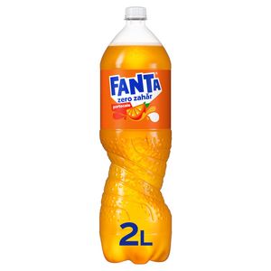 Bautura carbogazoasa Fanta Portocale Zero Zahar, 2 l