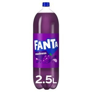 Bautura carbogazoasa cu suc de struguri Fanta Madness, 2.5 l