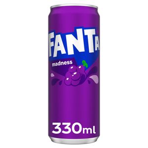 Bautura carbogazoasa cu suc de struguri Fanta Madness, 0.33 l