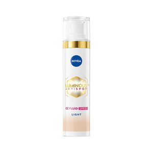 Crema fluid de zi Nivea Luminous Antispot CC SPF 30 Light, 30 ml