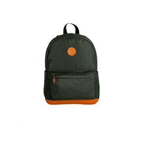 Rucsac adolescenti ECO, compartiment laptop, model Young Attitude Olive, 32 x 42 x 5 cm