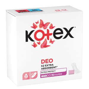 Absorbante zilnice Kotex Super Deo, 52 bucati