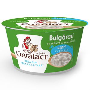 Bulgarasi branza usoara Covalact, 2% grasime, 180 g