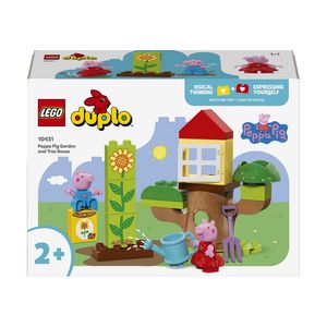 LEGO DUPLO - Gradina si casa din copac a Purcelusei Peppa 10431, 20 piese