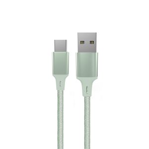 Cablu de date si incarcare Usb-A/Usb-C Qilive, verde