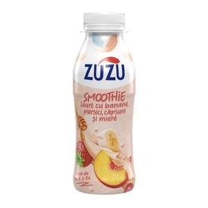 Smoothie cu capsuni si piersici ZuZu, 320 g