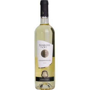 Vin alb demisec Samburel de Olt Chardonnay, alcool 13%, 0.75 l