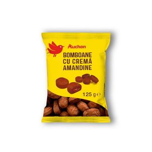 Bomboane cu crema de amandine Auchan, 125 g