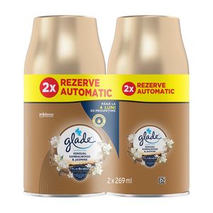 Rezerva odorizant de camera Glade Automatic Spray Bali & Jasmine, 2 x 269 ml