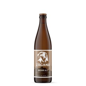 Bere artizanala nefiltrata bruna Zaganu Brown Ale, 0.5 l