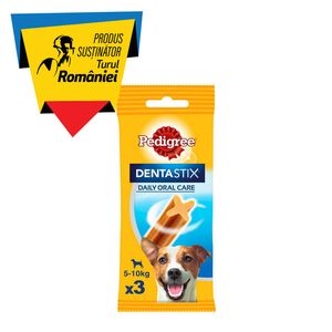 Batoane dentare pentru caini de talie mica Pedigree DentaStix, 45 g