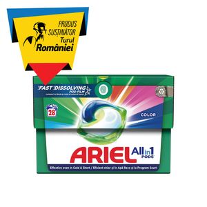 Detergent capsule Ariel 3in1 Pods Color 28 bucati