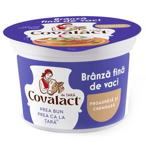 Branza fina de vaci Covalact, 200 g