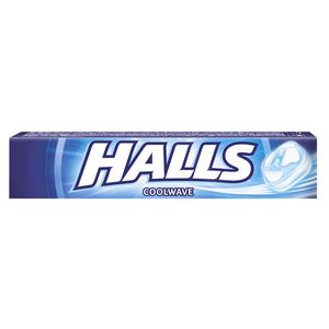 Bomboane mentolate Halls Coolwave, 33.5 g