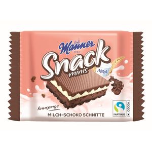 Napolitane cu lapte si crema de cacao Manner, 25 g