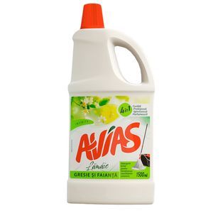 Solutie pentru gresie si faianta Avias cu parfum de lamaie, 1.5 l