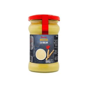 Mustar cu hrean Auchan, 300 g