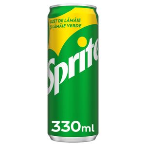 Bautura carbogazoasa cu aroma de lamaie si lamaie verde Sprite, 0.33 l