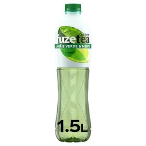 Bautura necarbogazoasa cu ceai verde, lamaie verde si menta Fuzetea, 1.5 l