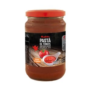 Pasta de tomate Auchan, concentratie 24%, 300g