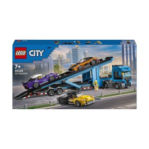 LEGO City - Camion transportor de masini sport 60408, 998 piese