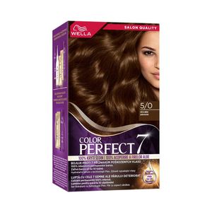 Vopsea de par permanenta Wella Color Perfect 5/0 Saten Deschis, 135 ml