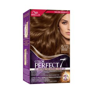 Vopsea de par permanenta Wella Color Perfect 6/73 Ciocolata cu Caramel, 135 ml