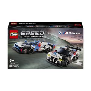 LEGO Speed Champions - Masini de curse BMW M4 GT3 si BMW M Hybrid v8 76922, 676 piese