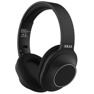 Casti fara fir over ear Akai BTH-P23, Bluetooth 5.0, autonomie 7 ore, negru