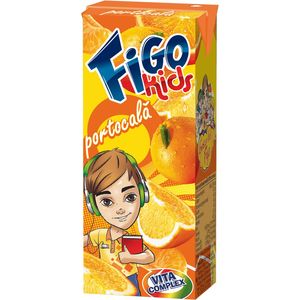 Bautura necarbogazoasa cu portocala Figo Kids, 0.2 l