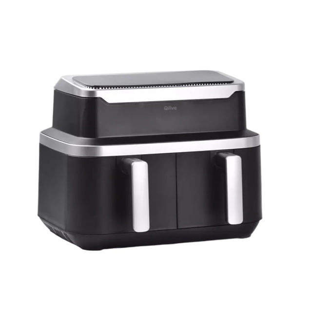 friteuza-cu-aer-cald-cu-2-cosuri-qilive-q-5921-putere-2600w-capacitate-8-4-l-ecran-tactil-negru