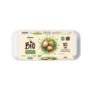 Oua de gaina ECO Filiera Auchan, marime M, cod 0, 10 bucati